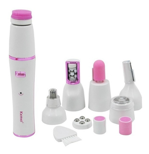 Set De Limpieza Facial Kemeii, Depilador, Cepillo, 7 Em 1 