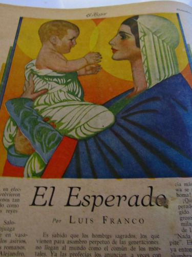 1931 Luis Franco El Esperado Revista El Hogar Ilustrada