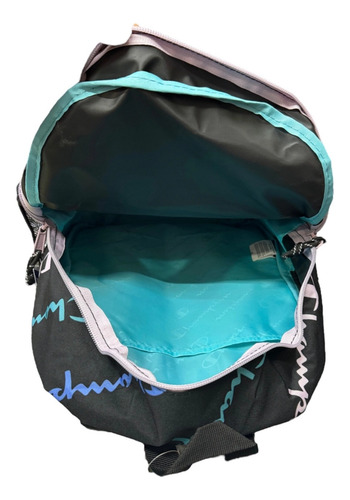 Mochila Champion Y Lonchera Incluida Escolar Azul Oscuro Liso