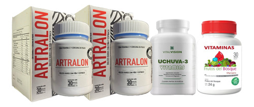 2 Artralon + Vitaminas - Unidad a $1253