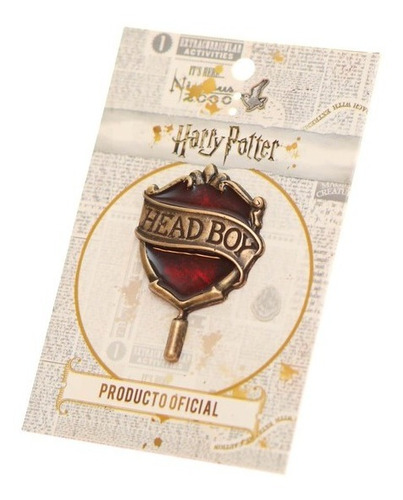 Pin Harry Potter Headboy Gryffindor Licencia Oficial