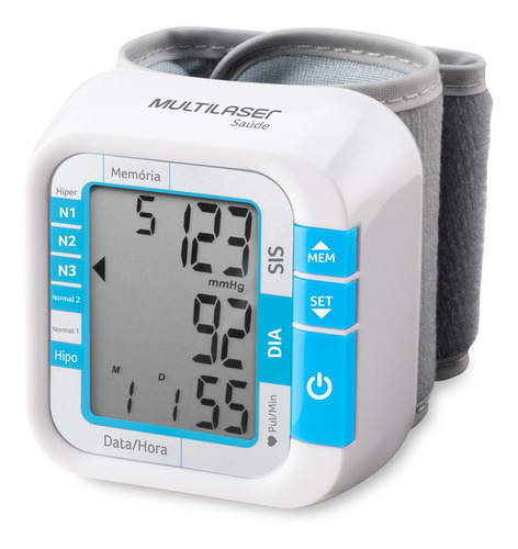 Monitor De Presso Arterial Digital De Pulso Multilaser Hc20