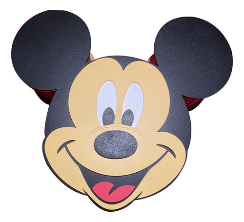 Caja Dulcero Mickey Mouse Con Relieves