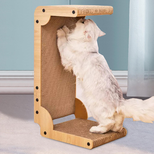 Cat Scratcher Cartón Vertical Cat Scratch Pad Para Gatos De