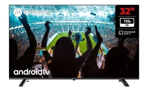 Imagen 1 de 10 de Smart TV Motorola 91MT32E3A LED Android TV HD 32" 220V