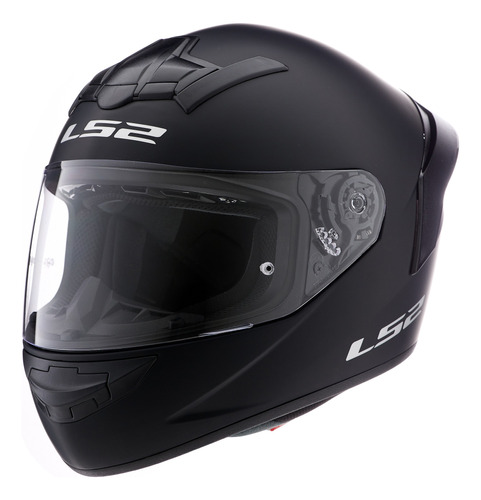 Casco Integral Ls2 352 Rookie Solid Negro Mate Moto Delta