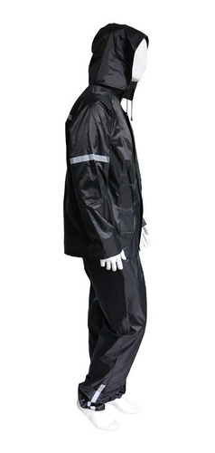 Imagen 2 de 4 de Impermeable Joe Rocket Rs-1 Rain Suit Negro Para Moto