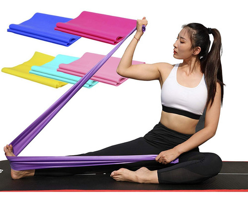Imagen 3 de 7 de Banda Elastica Thera Band Pilates Yoga Aerobics Gym Alta
