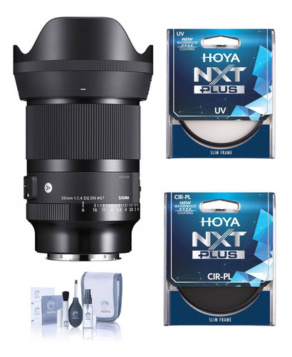 Lente Sigma Af 35mm F/1.4 Dg Dn Art Para Sony E Com Kit De F