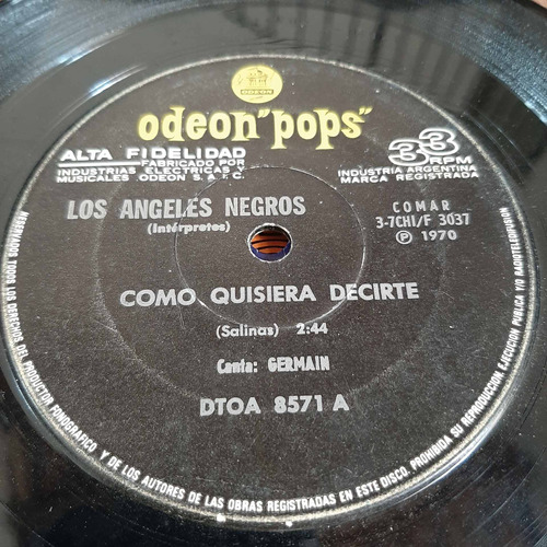 Simple Los Angeles Negros Odeon Pops 8571 C26