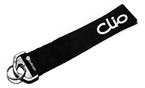 Llavero Cinta 20 X 4 Cm Renault Clio Negro