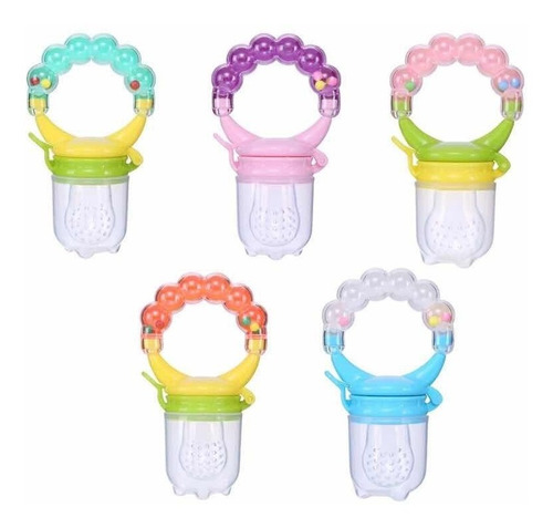 Imagen 3 de 4 de Chupón Sonaja Bebes Fruta, Alimentos Papilla Con Su Seguro.
