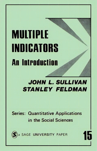 Multiple Indicators, De John L. Sullivan. Editorial Sage Publications Inc, Tapa Blanda En Inglés