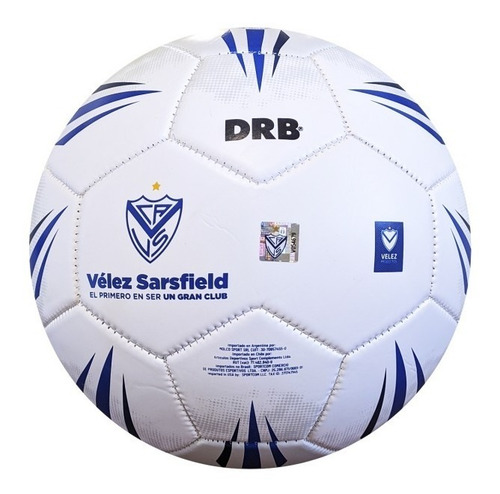 Imagen 4 de 5 de Pelota Futbol Vélez Sarsfield Drb Nº5 El Fortín Lic. Oficial