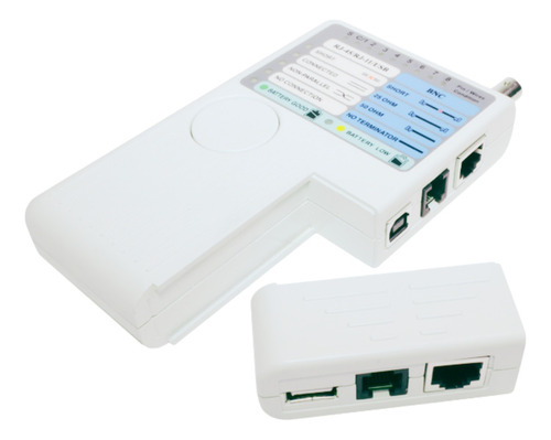 Probador De Cables Xcase Para Bnc, Usb, Rj-45 Y Rj-11