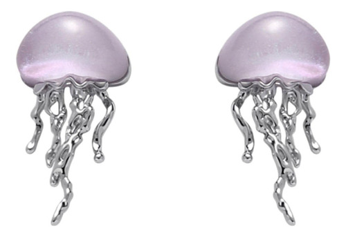Fabmode Pendientes De Medusas Con Animales Del Océano Joyer