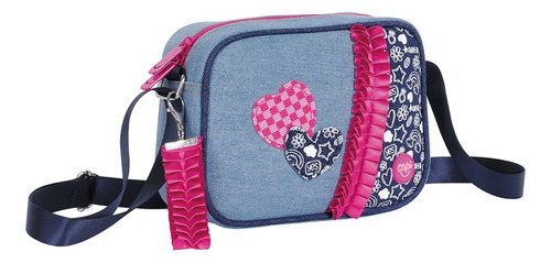 Cartera Bandolero Cute Jean Para Niñas Jóvenes