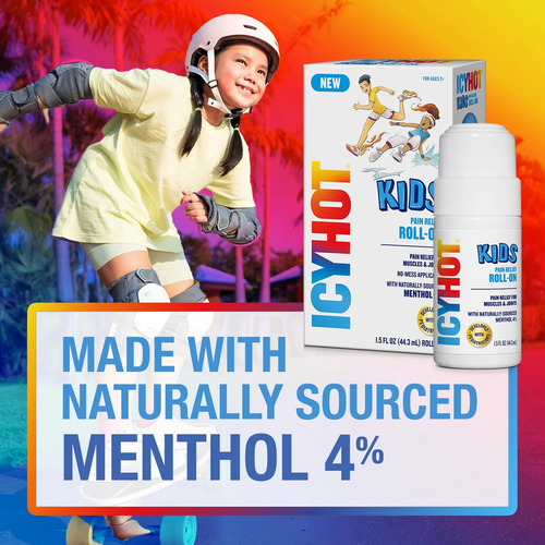 Icehot Alivio del Dolor Roll On Icyhot Kids 44ml. Fragancia Mentol