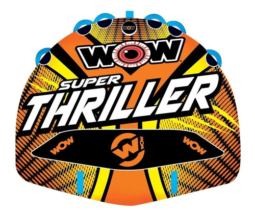 Juego Arrastre Gomon Inflable Wow Super Thriller 3 Personas