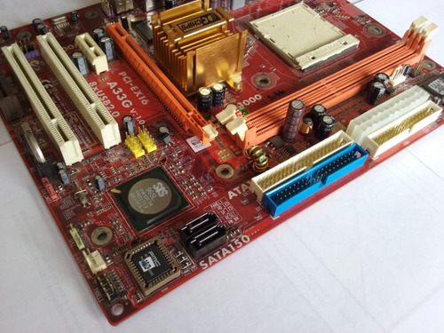 Mother Board A33g Fsb1000 Am2 Dual Ddr2 800 Defeito 13125