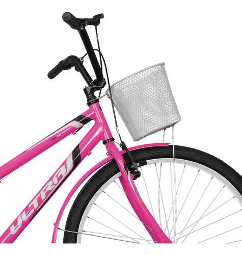 Bicicleta Aro 26 Ultra Bikes Wave Retrô Praia S/ Marcha + Nf
