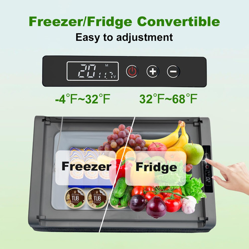 Refrigerador/congelador Portátil De Coche De 12 Voltios, Ref