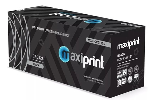 Imagen 1 de 2 de Toner Maxiprint Crg-126 Compatible Canon Lbp6200 Lbp6230dw