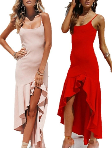Vestido Cola De Pato, Tirantes Spaghetti | Envío gratis Vestido Cola De Pato, Tirantes Spaghetti | Envío gratis