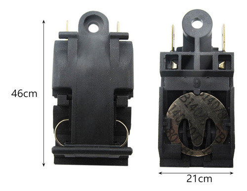 Termostato Para Hervidor Eléctrico De 5 16a 250v Negro