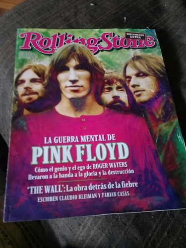  Suplemento  Revista Rolling Stone Nº 168 2012 Pink Floyd 