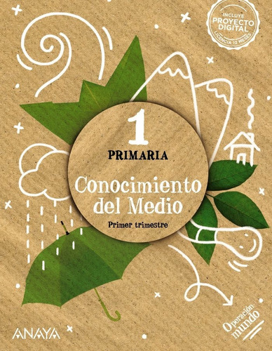 Conocimiento Del Medio 1., De Bustos Jimenez, Antonio. Editorial Anaya Educación, Tapa Blanda En Español