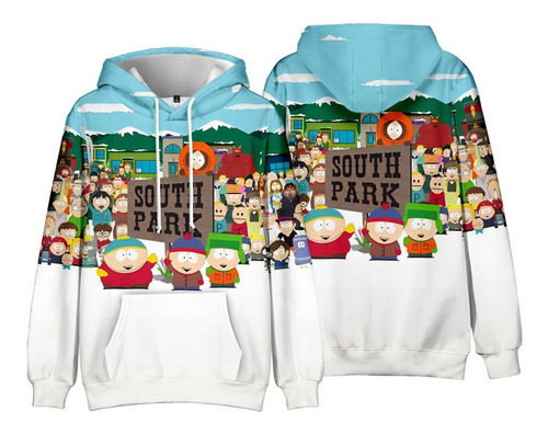 Sudadera Con Capucha South Park 3d Unisex Moda