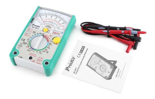 Imagen 2 de 5 de Multimetro Analogico Tester Aguja Proskit Mt2017 Profesional