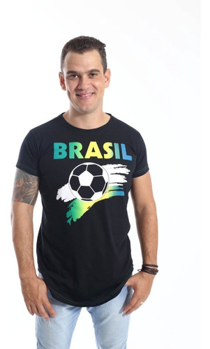 Camiseta Brasil Copa Mundo - Unissex