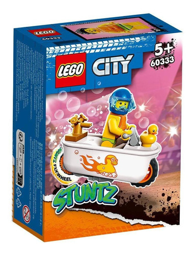 Bloques Para Armar Lego City Moto Acrobática Bañera 60333