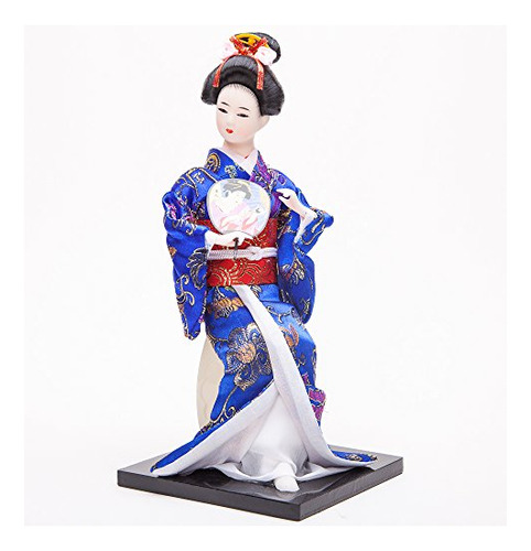 12 Geisha Oriental Geisha Japonesa Doll Yxicr