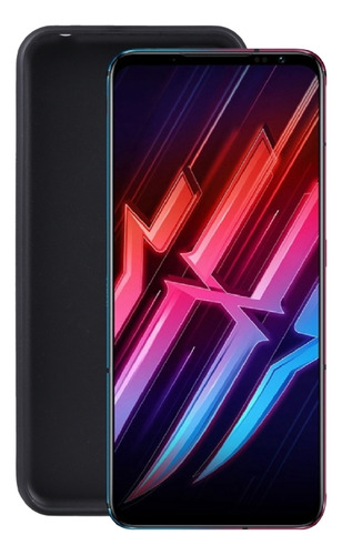 Funda De Tpu Negra Esmerilada Para Zte Nubia Red Magic 6r