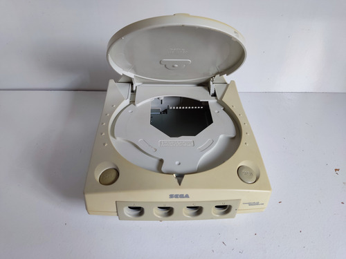 Carcaça Vídeo Game Dreamcast Tectoy Sega Console Logo Azul (Usado)