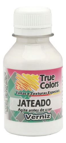 Verniz Acrílico Jateado Para Fosquear 100ml - True Colors Tr Acabamento Fosco Cor Branco