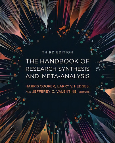 Handbook Of Research Synthesis And Meta-analysis, De Dr Harris Cooper. Editorial Russell Sage Foundation, Tapa Blanda En Inglés