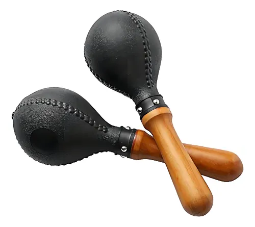 Maracas De Percusion Par De Agitadores Sonajeros Martillo De
