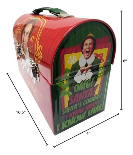 The Tin Box Company Elf The Movie Xl Workmans Tin Carry All,