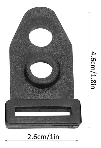 Pinza Fija Para El Suelo De La Tienda De Campaña Con Dos Ori
