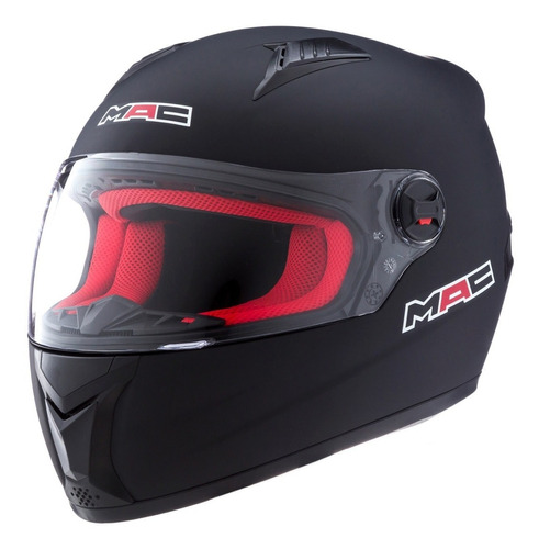 Casco Integral Mac Street Solid Mat Black By Ls2 - Sti Motos