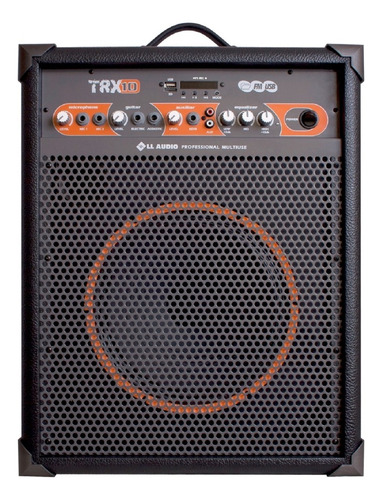 Caixa De Som Amplifica Multiuso Trx10 / 60w Bluetooth + Fm