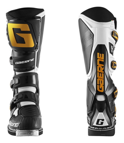 Bota Gaerne Cross Sg 12 - Forge - Preto/dourado