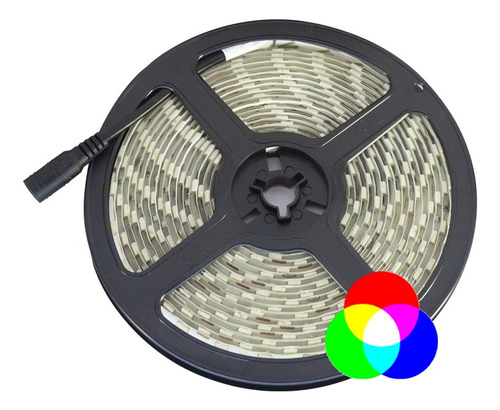 Tira LED Electromega 5050 RGB 5m 220V IP65