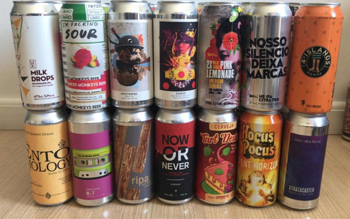 Imagem 3 de 3 de Lotes De Latas Artesanais Para Colecionadores