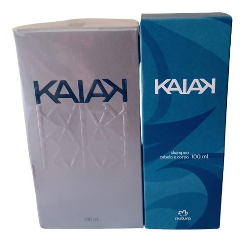 Imagen 1 de 1 de Kaiak Perfume 100ml + Shampoo Cabello Y Cuerpo 100ml Natura