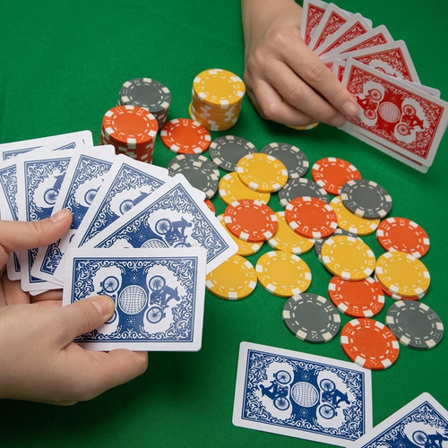 Juego De 300 Fichas Maleta Aluminio Nuevas + Cartas De Póker